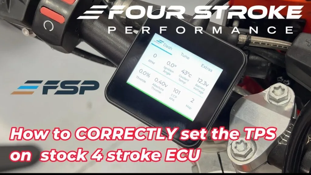 Getting Started 6 (4 stroke only) - Correctly set the TPS on your KTM 4 stroke